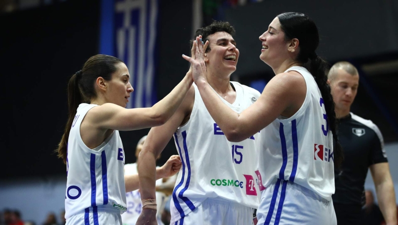 Ελλάδα - Δανία 99-77: Η Εθνική Γυναικών πήρε την πολυπόθητη πρόκριση