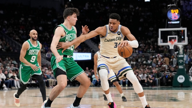 Μπακς - Σέλτικς 81-108: Επιστροφή Αντετοκούνμπο, αλλά βαριά ήττα από τη Βοστώνη