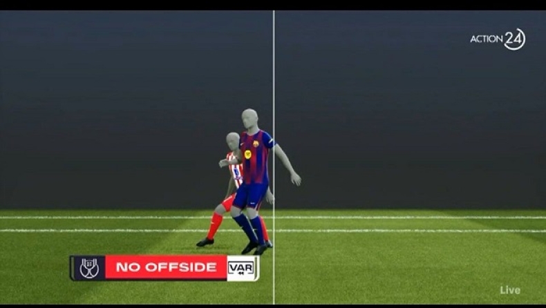 Μπαρτσελόνα - Ατλέτικο: Το οριακό γκολ του Μπερνάλ