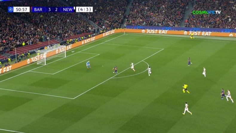 Μπαρτσελόνα - Νιούκαστλ: Τα γκολ των Φερμίν, Λεβαντόφσκι σε 10 λεπτά