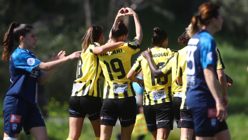 Κηφισιά - ΑΕΚ 1-3: Πήρε το διπλό με δύο γκολ της Βιολάρη