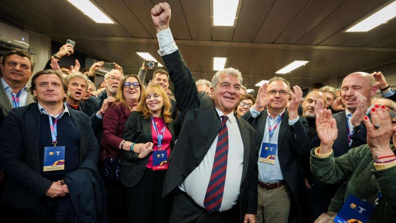 Μπαρτσελόνα: Άνετη νίκη Λαπόρτα στις εκλογές, ξεκινάει η 4η του θητεία