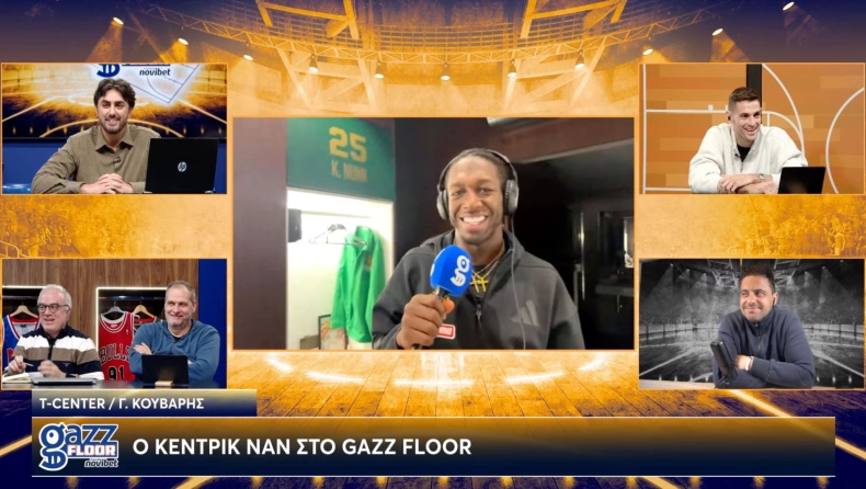 Ναν σε Παπαπέτρου στο Gazz Floor by Novibet: «Χρειάζονται μπασκετικά μυαλά σαν το δικό σου στις εκπομπές»