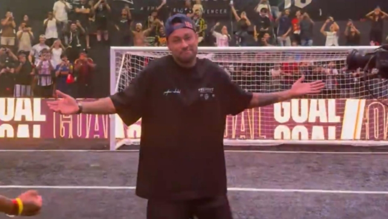 Νεϊμάρ: Έμεινε εκτός Εθνικής και το έριξε στο... Kings League (vid)