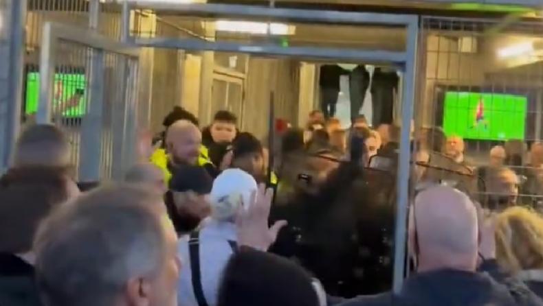 Λιλ - Άστον Βίλα: Άσχημες εικόνες με αστυνομικούς να χτυπούν οπαδούς 