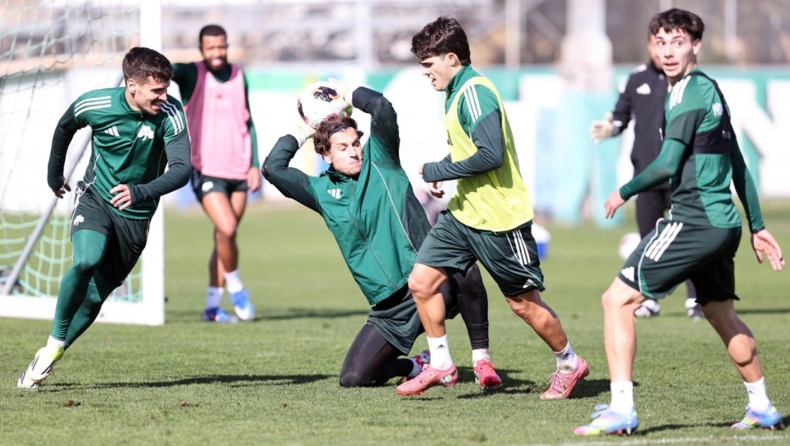 Παναθηναϊκός: Μέρος της προπόνησης έβγαλε ο Τσιριβέγια