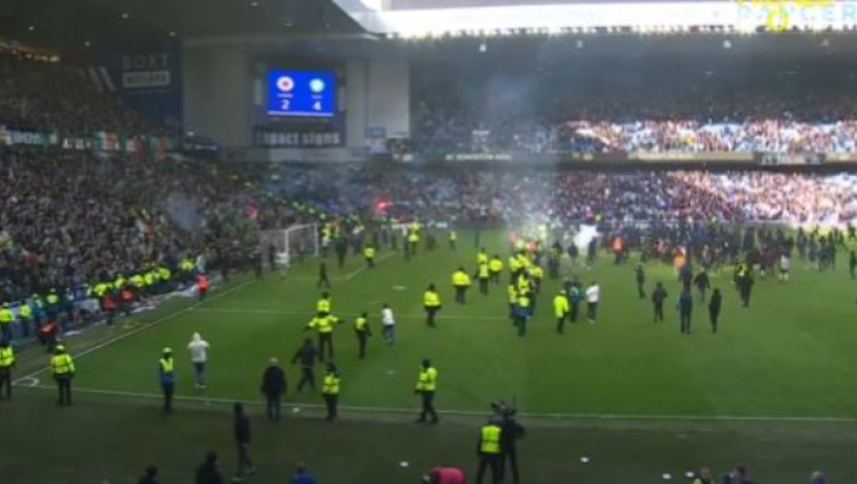 Ρέιντζερς - Σέλτικ: Χάος στη λήξη με «ντου» οπαδών στο γήπεδο (vid)