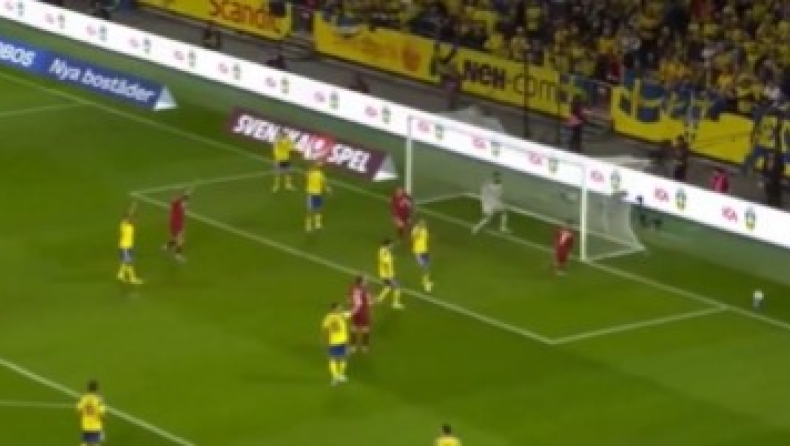 Σουηδία - Πολωνία: Το γκολ ισοφάρισης του Κάρολ Σφιντέρσκι