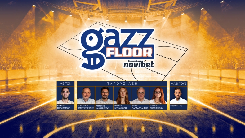 Gazz Floor by Novibet με Παπαπέτρου - Hoopfellas να αναλύουν το Ολυμπιακός-Φενέρμπαχτσε