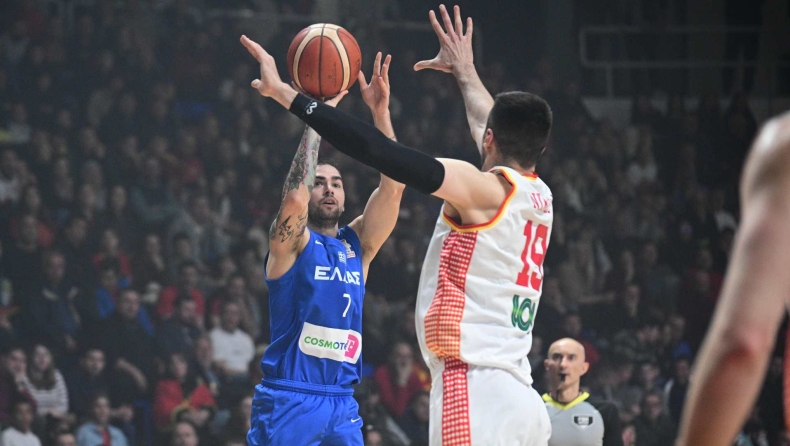Μαυροβούνιο-Ελλάδα 65-79: Με φανταστικό Τολιόπουλο επέστρεψε στην κορυφή