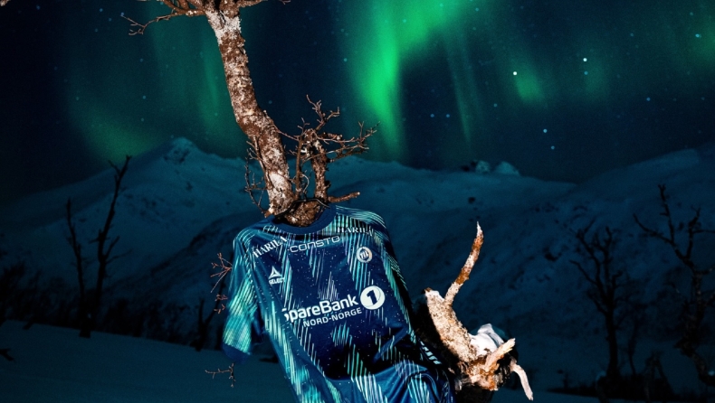 Τρόμσο: Έβγαλε φανέλα εμπνευσμένη από το Βόρειο Σέλας 