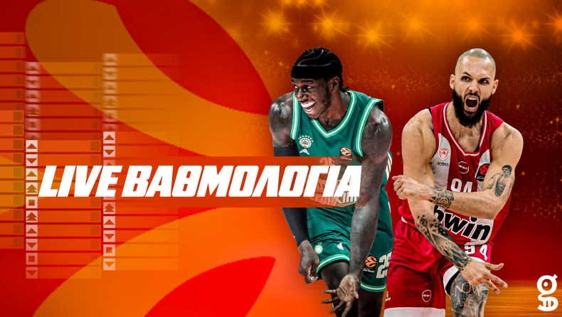 Live η βαθμολογία της Euroleague