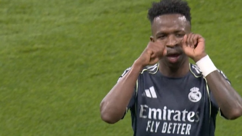 Βινίσιους: Η εξήγηση για τον πανηγυρισμό προς τους οπαδούς της Σίτι