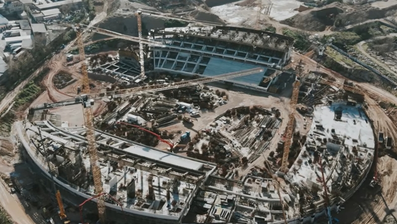 Παναθηναϊκός: Το εντυπωσιακό βίντεο από τις εργασίες στον Βοτανικό (vid)