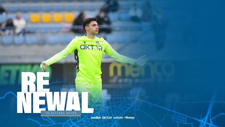 Αστέρας Τρίπολης: Ανανέωσε με τον Βασίλη Χατζηεμμανουήλ