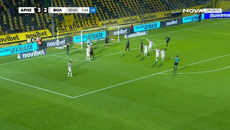 Άρης - Βόλος 3-2: Τα Highlights της νίκης των «κιτρίνων»