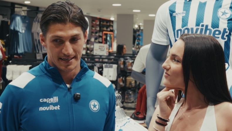 Ο Στίβεν Τσούμπερ υποδέχτηκε το Gazzetta στο κατάστημα Sport Vision του Περιστερίου