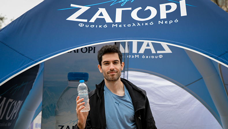 Φυσικό Μεταλλικό Νερό ΖΑΓΟΡΙ και Μίλτος Τεντόγλου στο φετινό No Finish Line Athens