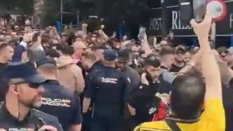 ΑΕΚ: Το «κιτρινόμαυρο» πάρτι στους δρόμους της Μαδρίτης