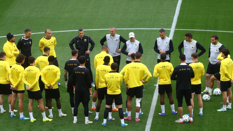 ΑΕΚ: Ολοκληρώνει την προετοιμασία της για τη ρεβάνς με τη Ράγιο, κανονικά ο Μαρίν