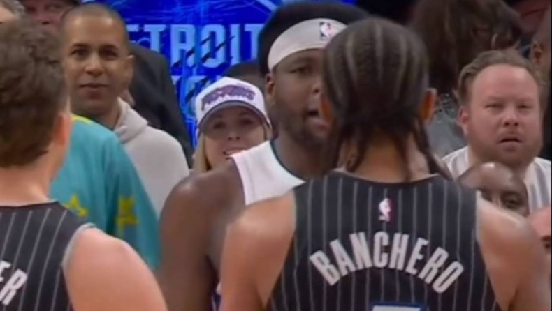 Πίστονς-Μάτζικ: Ο Μπανκέρο έκανε πόστερ τον Στιούαρτ και οι δυο τους αντάλλαξαν... κουβέντες (vid)