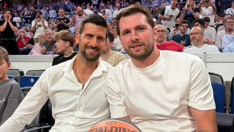 Ρεάλ Μαδρίτης - Ερυθρός Αστέρας: Ντόντσιτς και Τζόκοβιτς παρακολουθούν μαζί το ματς