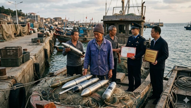 Ψαράδες στην Κίνα έβγαλαν από τη θάλασσα «μυστικές» συσκευές: Τι κρύβεται πίσω από την υπόθεση
