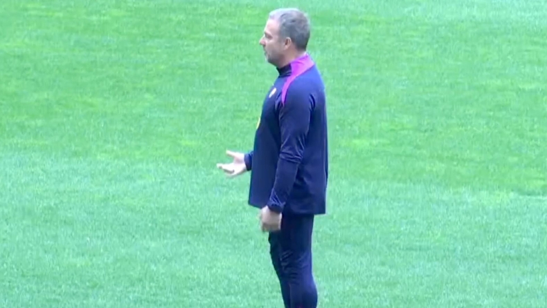 Ατλέτικο - Μπαρτσελόνα: Ο Φλικ παραπονέθηκε για το... χορτάρι στο «Μετροπολιτάνο»