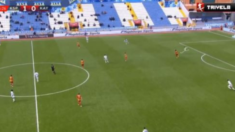 Γιαννιώτης: Σκόραρε με βολέ από το τέρμα του στο γκολ της χρονιάς στην Τουρκία! (vid)