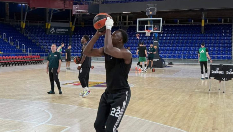 Παναθηναϊκός: Με δεμένο χέρι παίρνει μέρος ο Γκραντ στην προπόνηση