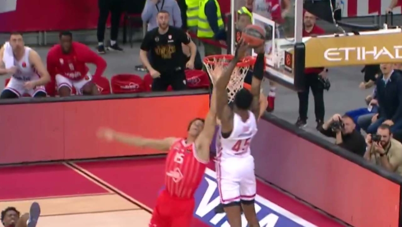 Euroleague: Με ιπτάμενο Χολ η κορυφή του TOP 10 (vid)
