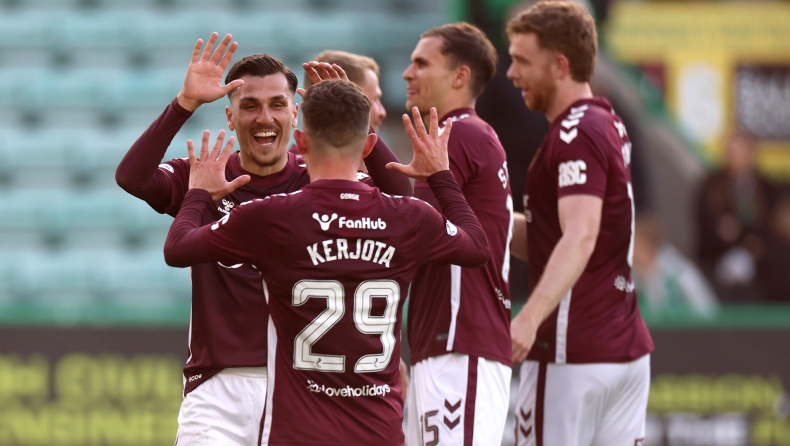 Χαρτς: Πήρε το ντέρμπι του Εδιμβούργου και πάει για τίτλο η ομάδα του Κυζιρίδη