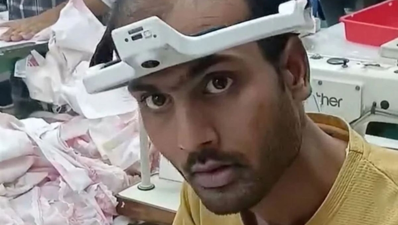 Viral το βίντεο από την Ινδία: Φοράνε κάμερες στο κεφάλι για να εκπαιδεύσουν AI που θα τους αντικαταστήσει