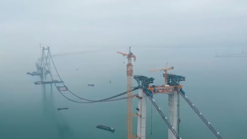 Η γέφυρα «τέρας» 24 χλμ που θα εξυπηρετεί καθημερινά 90.000 οχήματα: Μοναδικό έργο στην παγκόσμια μηχανική (vid)