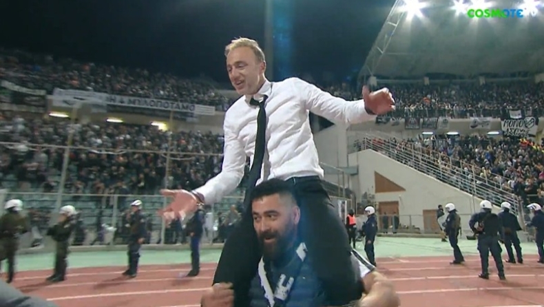 Σήκωσαν στους ώμους τον Κόντη: «Περήφανος για τα παιδιά και για τον κόσμο της Κρήτης»