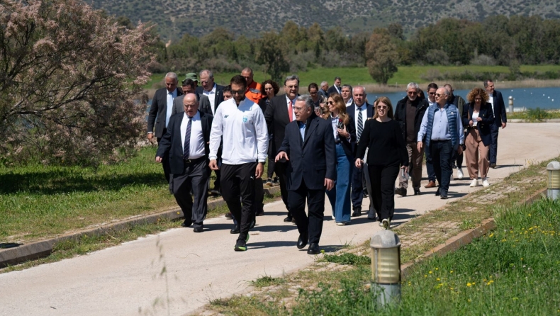 ΕΟΕ: Αυτοψία στα έργα στο Ολυμπιακό Κωπηλατοδρόμιο του Σχοινιά
