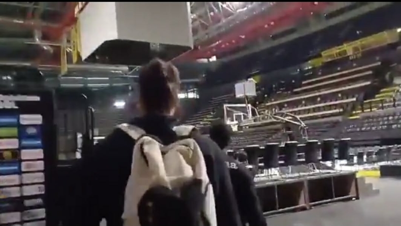 ΑΕΚ: Δεσπόζει το cube στη SUNEL Arena πριν το ματς με Μπανταλόνα