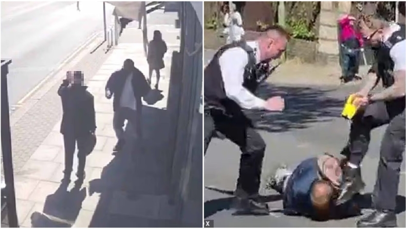 Λονδίνο: Η στιγμή που 45χρονος μαχαιρώνει άνδρα έξω από ισραηλινή συναγωγή (vid)