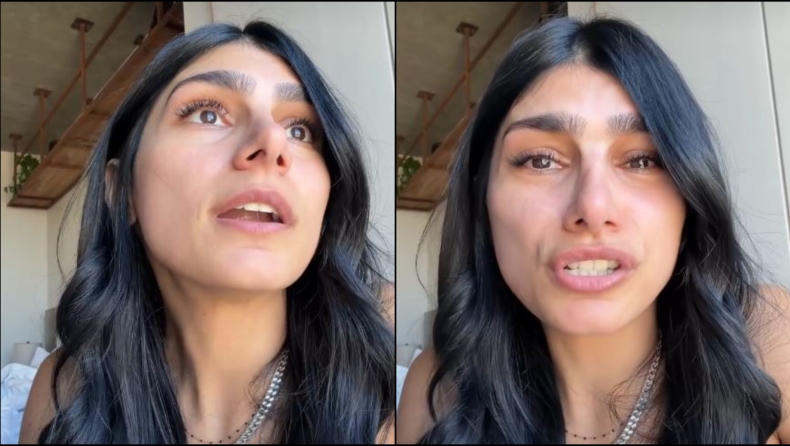 «Έσπασε» η Μία Καλίφα: Το βίντεο με τα δάκρυα στα μάτια για τους βομβαρδισμούς στον Λίβανο