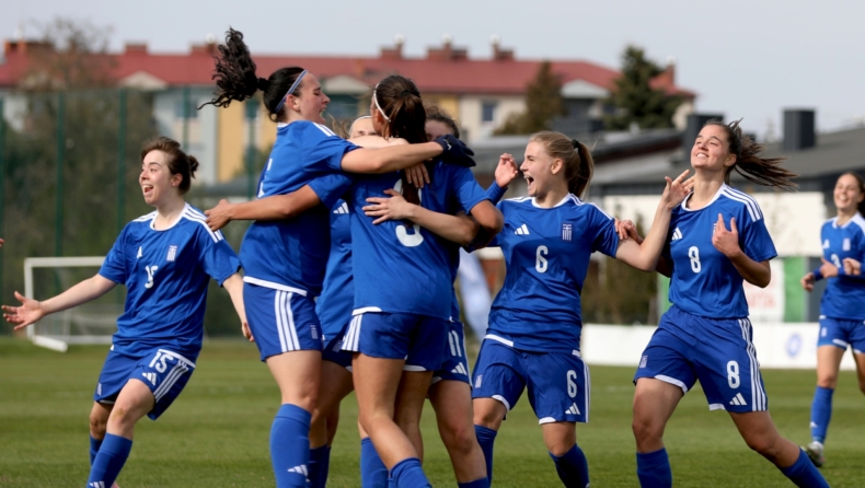 Ελλάδα- Ρουμανία 1-0: Ένα βήμα από το EURO η Εθνική Νεανίδων
