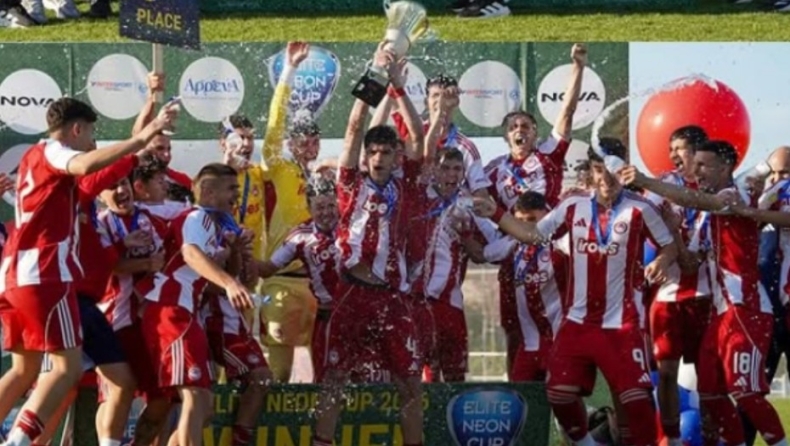 Ολυμπιακός: Η Κ16 κατέκτησε το Elite Neon Cup!