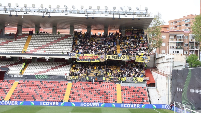 Ράγιο Βαγεκάνο - ΑΕΚ: Η κιτρινόμαυρη γωνιά στο Βαγέκας και Ενωσίτες σε πολλές εξέδρες!