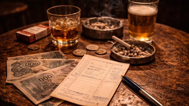 Η απόδειξη από το 1990 που έχει γίνει viral: 10 ποτά τότε, κάνουν όσο 2 τώρα