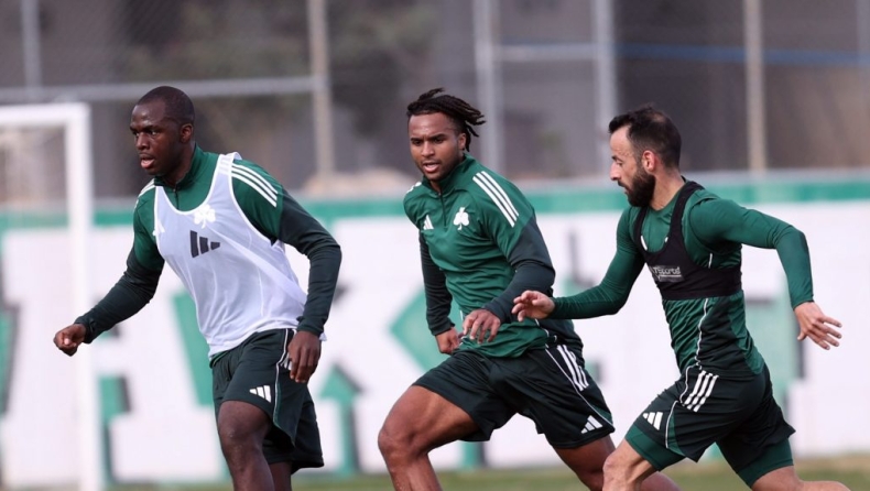 Παναθηναϊκός: Έβγαλε μέρος της προπόνσης ο Πάλμερ-Μράουν 