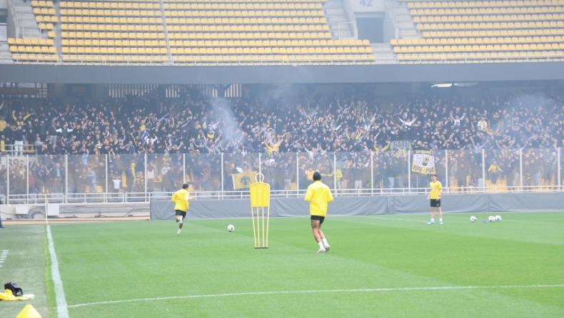 ΑΕΚ: Πανικός και «ντόπες» από τον κόσμο στη Νέα Φιλαδέλφεια ενόψει Ολυμπιακού