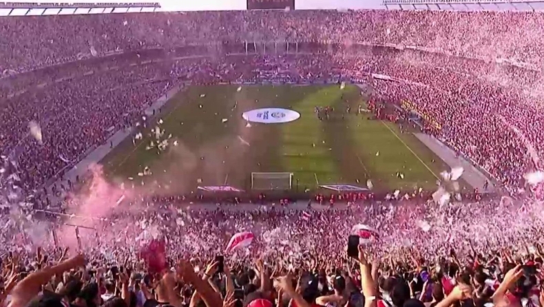 Ρίβερ - Μπόκα: Φαντασμαγορική ατμόσφαιρα με 52 τόνους χαρτάκια