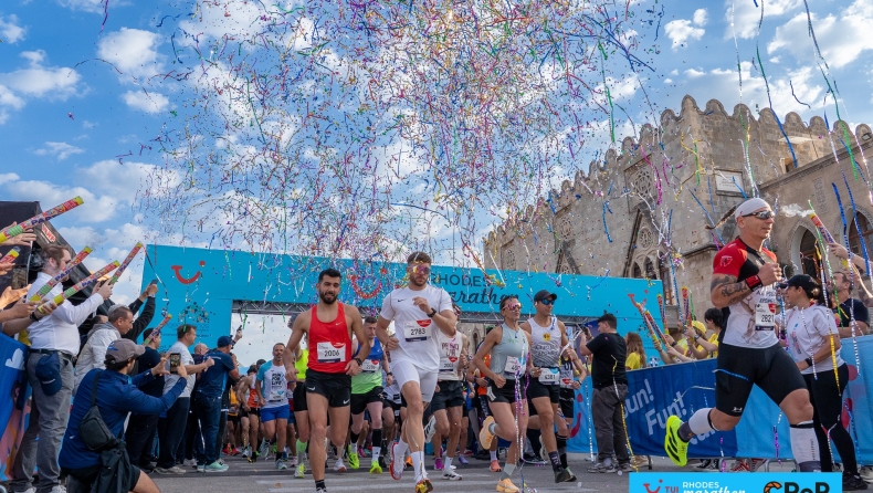 TUI Μαραθώνιος Ρόδου 2026: Νέα εποχή με ρεκόρ συμμετοχών, ρεκόρ o Παναγιώτης Καραΐσκος