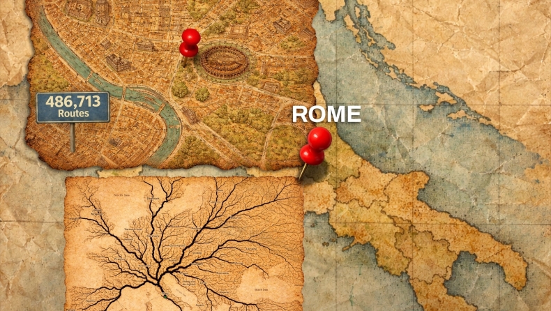 «Όλοι οι δρόμοι οδηγούν στη Ρώμη»: Η ιστορία πίσω από τη φράση που έγινε παγκόσμιο σύμβολο