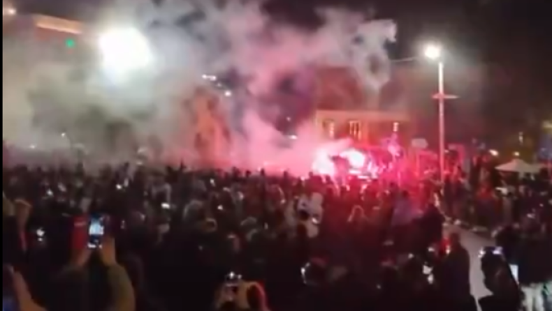 ΟΦΗ: Πυροτεχνήματα όλη τη νύχτα για το τρόπαιο! (vid)