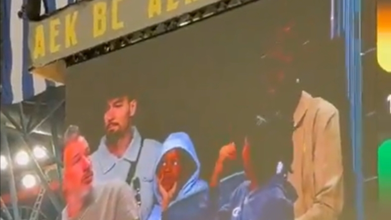 ΑΕΚ - Μπανταλόνα: Χουάντσο και Γκραντ βρέθηκαν στη SUNEL Arena